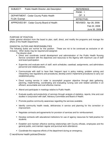 direct care job description