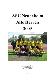 ASC Neuenheim Alte Herren 2009