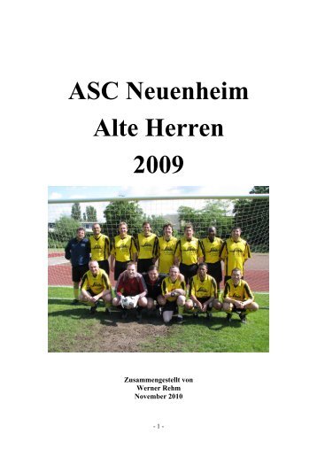 ASC Neuenheim Alte Herren 2009