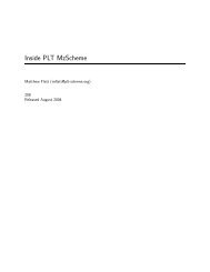 Inside PLT MzScheme - Download PLT Scheme