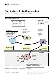 Von der Reise in die LÃ¶sungszeiten - Lernvisionen.ch