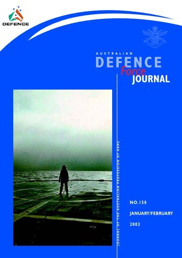 ISSUE 158 : Jan/Feb - 2003 - Australian Defence Force Journal