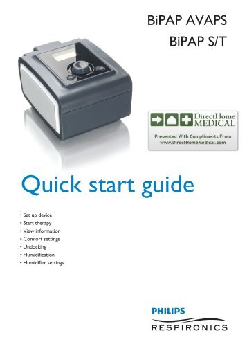 Quick Start Guide (PDF) - Philips Healthcare