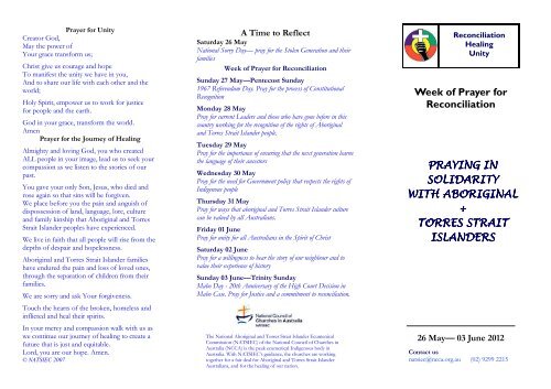 Week Prayer Reconciliation 2012.pub - National Council of ...