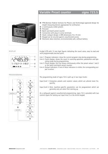 signo 723.5 - Hengstler Encoders