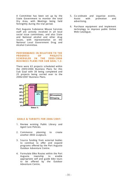 Annual Report 2005/2006 - Port Augusta - SA.Gov.au