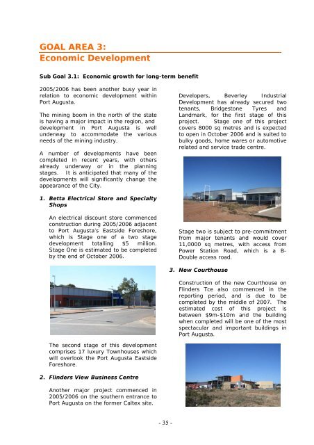 Annual Report 2005/2006 - Port Augusta - SA.Gov.au