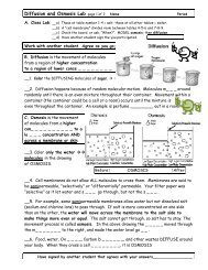 Diffusion and Osmosis Lab-1