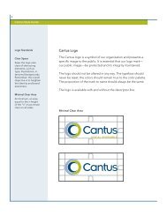 Usage Guidelines - Cantus