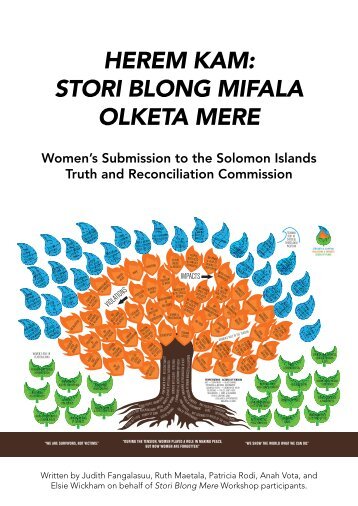 submission to the Solomon Islands Truth and Reconciliation