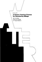 A Butane Freezing Process for Dewatering Sludge - Virginia Water ...