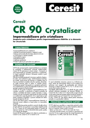 CR 90 Crystaliser - Dedeman