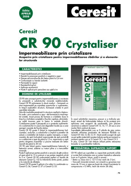 CR 90 Crystaliser - Dedeman
