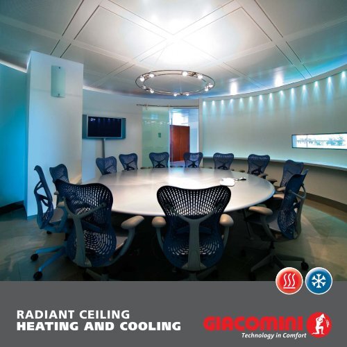 Radiant Ceiling Heating And Cooling Giacomini Spa