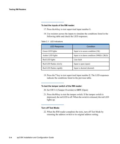 Câ¢CUREÂ® 800/8000 9.4 apC/8X Technical Manual - Tyco Security ...