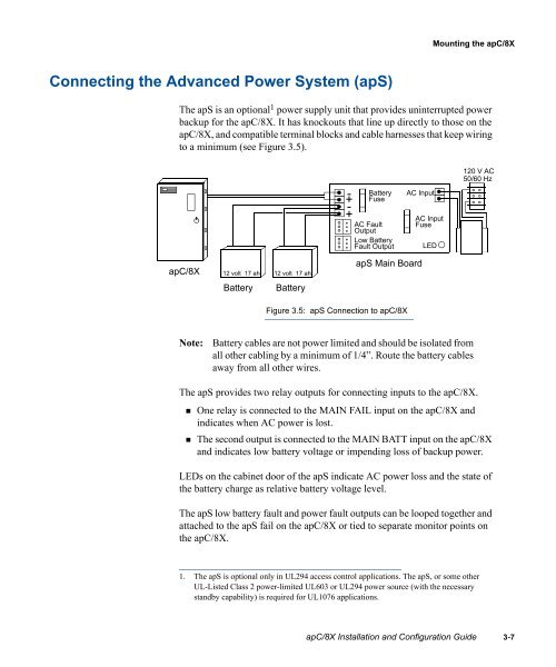 Câ¢CUREÂ® 800/8000 9.4 apC/8X Technical Manual - Tyco Security ...