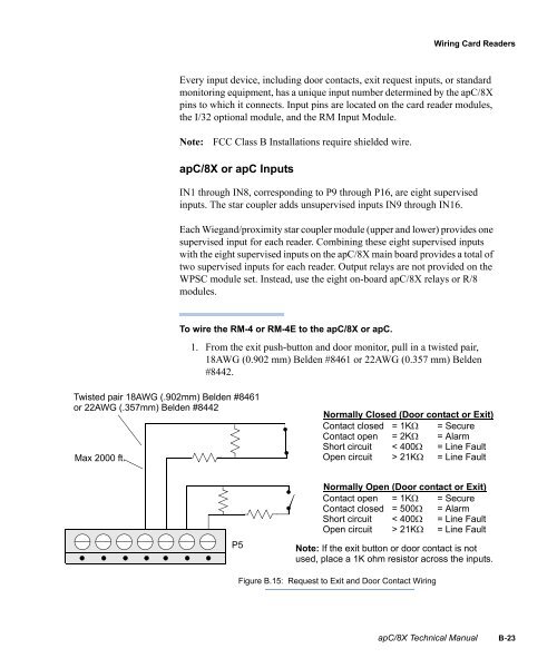 Câ¢CUREÂ® 800/8000 9.4 apC/8X Technical Manual - Tyco Security ...