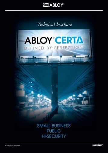 Download brochure - Abloy