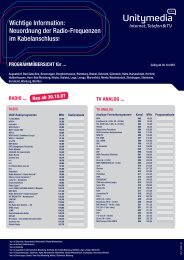 Wichtige Information: Neuordnung der Radio-Frequenzen ... - DefJay