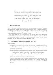 Notes on pseudopotential generation