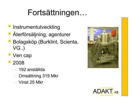 Presentation av Kari Gustafsson frÃ¥n seminariet.