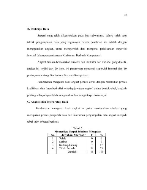 program studi supervisi pendidikan jurusan kependidikan islam - idb4