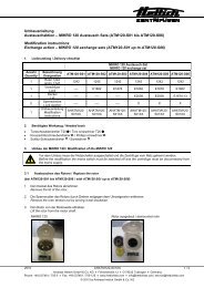 MIKRO 120 Austausch Sets (ATM120-S01 bis ATM120-S06)