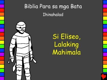 Elisha Man of Miracles Tagalog - Bible for Children