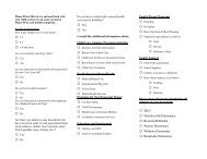 Needs Assessment 2009-2010 scantron - Jessamine County Schools