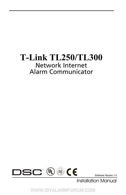 T-Link TL250/TL300 - DIY Alarm Forum