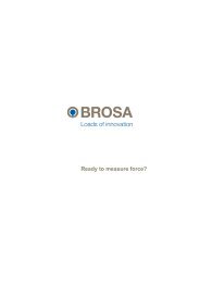Ready to measure force? - Brosa AG