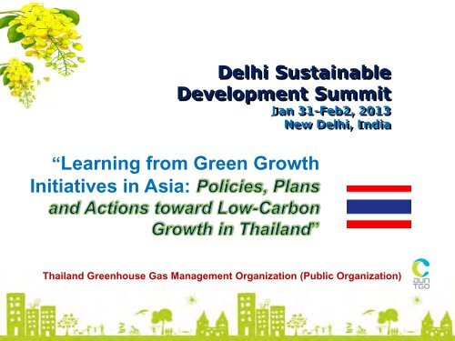 PowerPoint Template - Low Emissions Asian Development