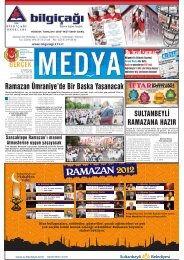 Ramazan Ümraniye'de Bir Başka Yaşanacak - gerçek medya gazetesi