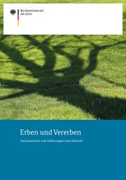 Erben und Vererben - VRB Verein der Rechtspfleger im Bundesdienst