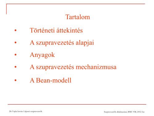 Type I. - Villamos Energetika TanszÃ©k