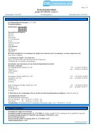 Sicherheitsdatenblatt - Reininghaus