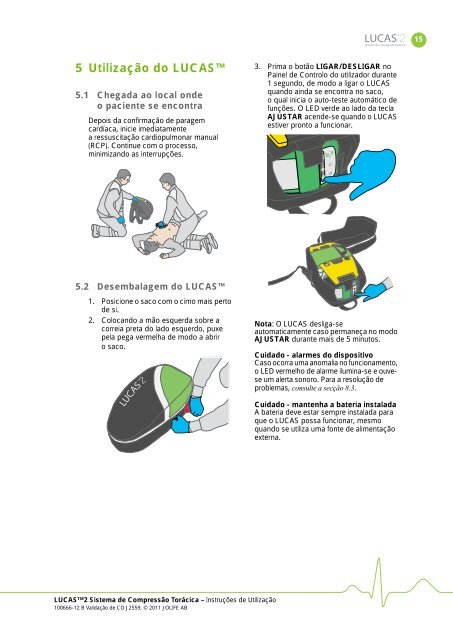 Instruções de Utilização PT - Lucas CPR