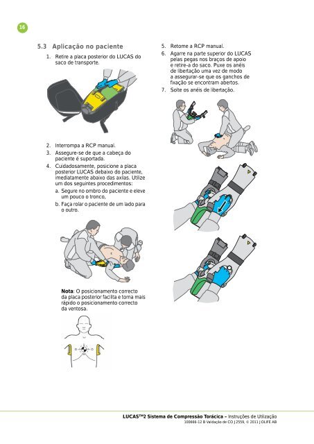 Instruções de Utilização PT - Lucas CPR