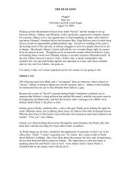 THE DEAD ZONE “Vows” Story by Christina Lynch & Loren Segan ...