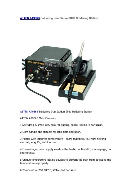 ATTEN AT936B Soldering Iron Station SMD ... - BGA Rework Station