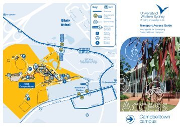 Campbelltown campus [PDF, 354Kb] - University of Western Sydney