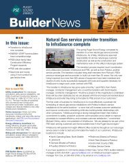 Builder News - Puget Sound Energy