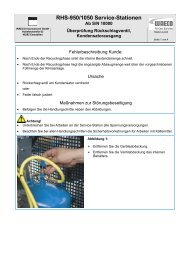 RHS-950/1050 Service-Stationen - WAECO - AirCon Service