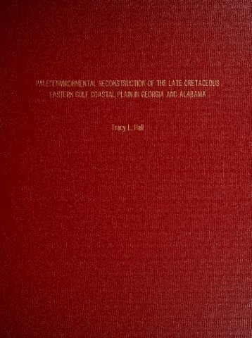 Paleoenvironmental Reconstruction of the Late Cretaceous Eastern ...