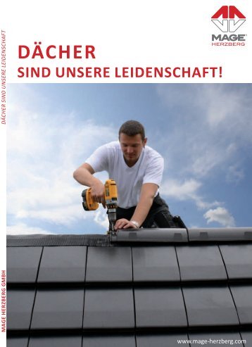 Dachzubehörkatalog 2012 (PDF) - MAGE Herzberg GmbH