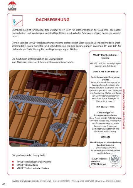 Dachzubehörkatalog 2012 (PDF) - MAGE Herzberg GmbH