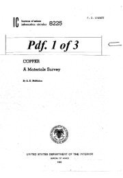 copper - State of Arizona Department of Mines and Mineral Resources