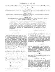 Smooth-particle applied mechanics ... - William Hoover's