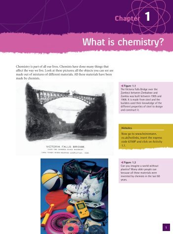Heinemann IGCSE Chemistry Chapter 1 - Pearson Schools