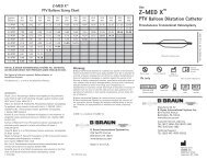 Instructions For Use Z-Med PTV - B. Braun Interventional Systems